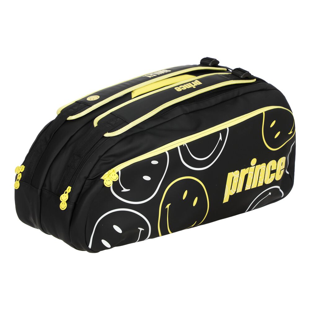 Prince Smiley Racket Bag 6 Pack black
