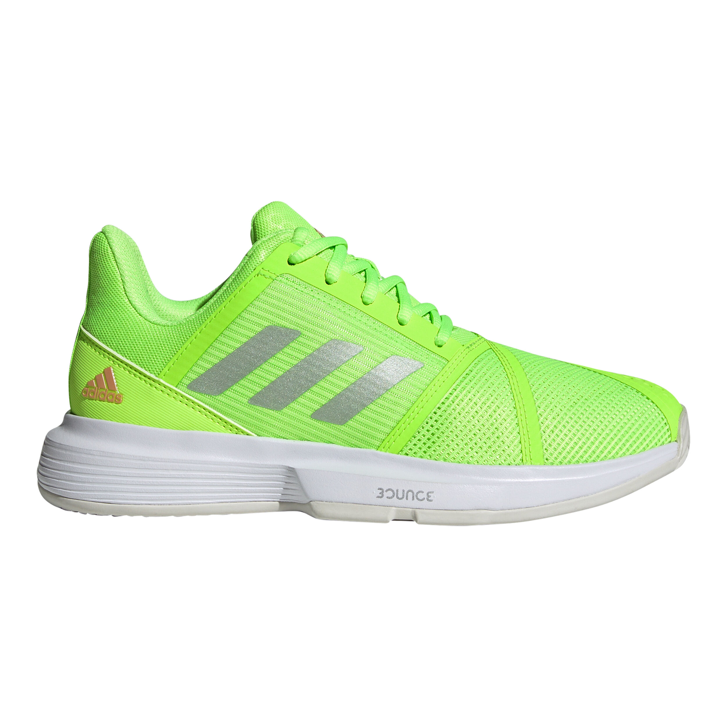 Neon green court shoes deals