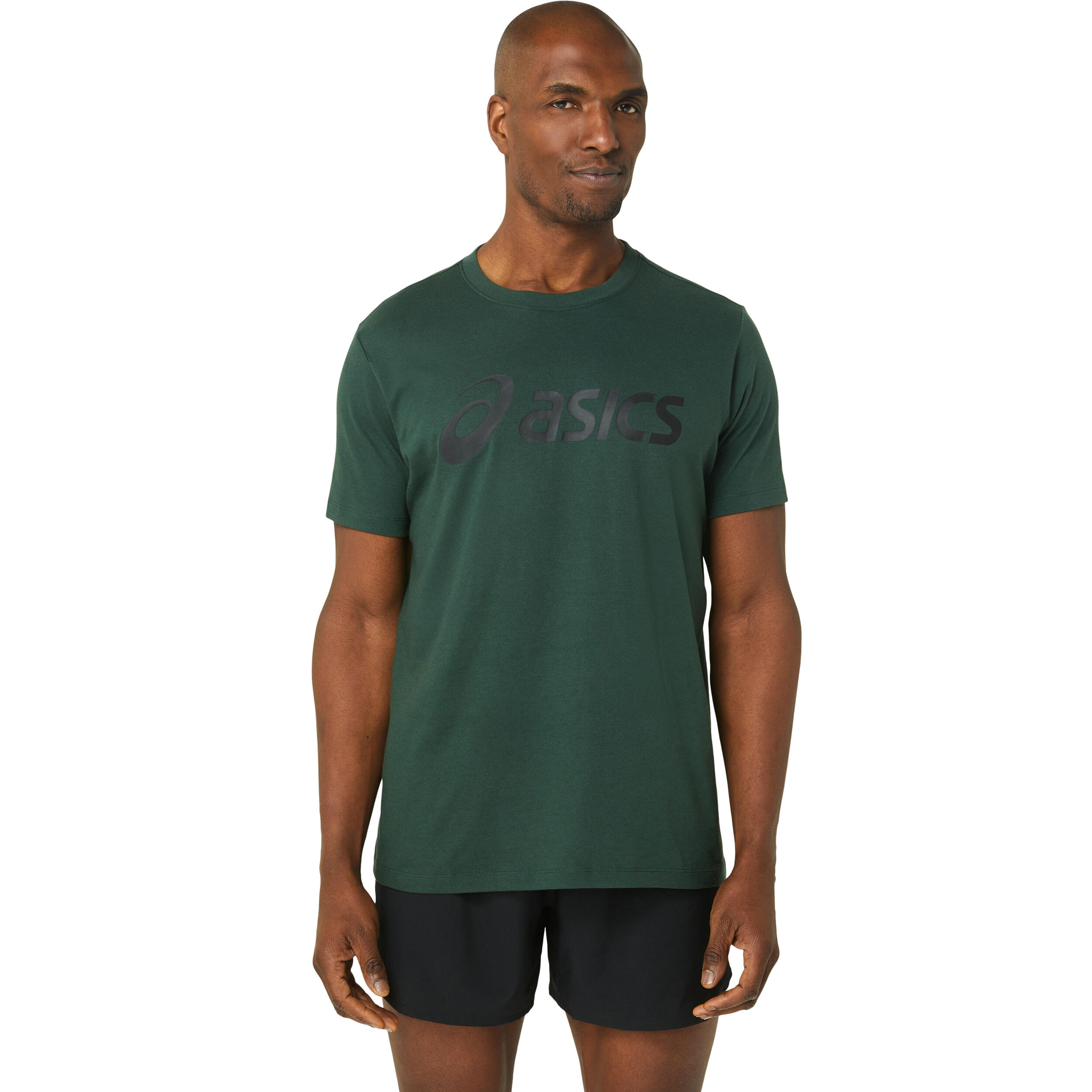 Asics t shirt verte on sale
