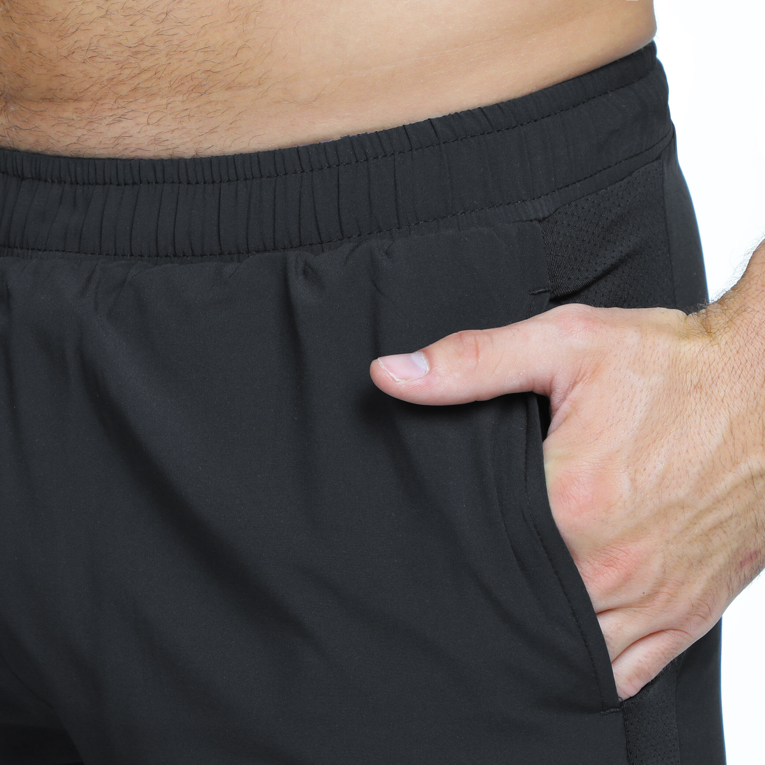 Woven Shorts Men Black White
