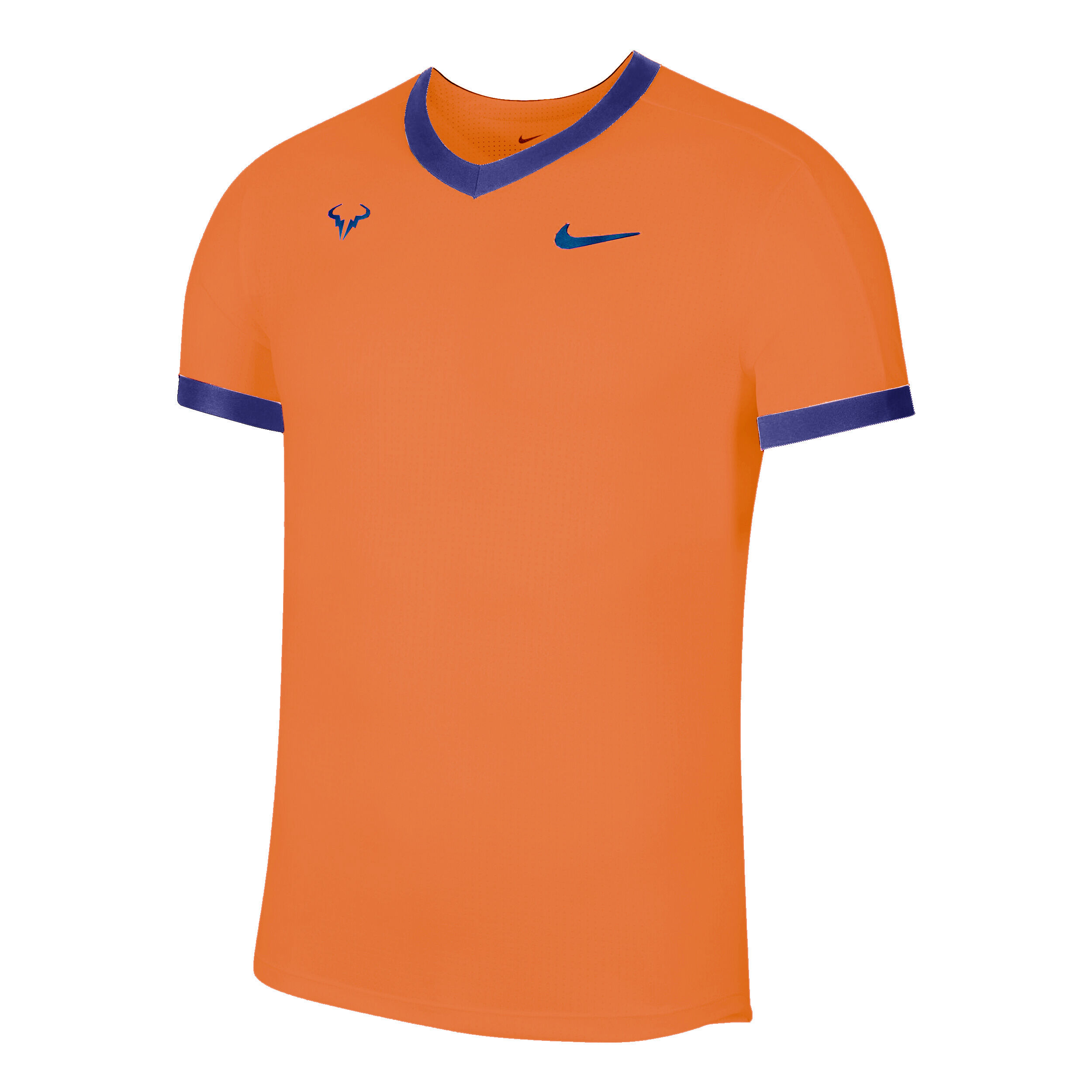 Rafael Nadal Dri Fit Advantage T Shirt Men Orange Blue