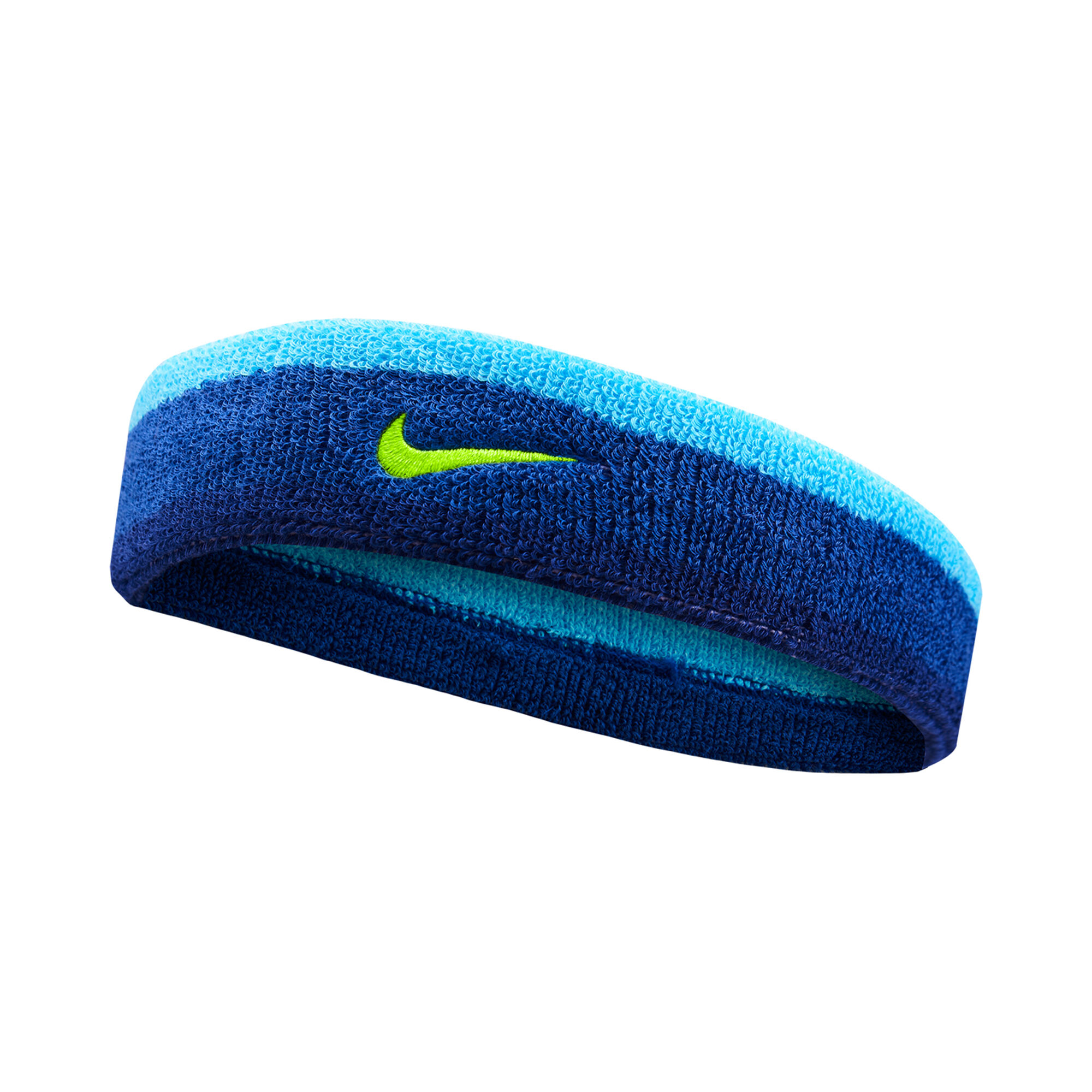 buy Nike Swoosh Headband Dark Blue, White online TennisPoint