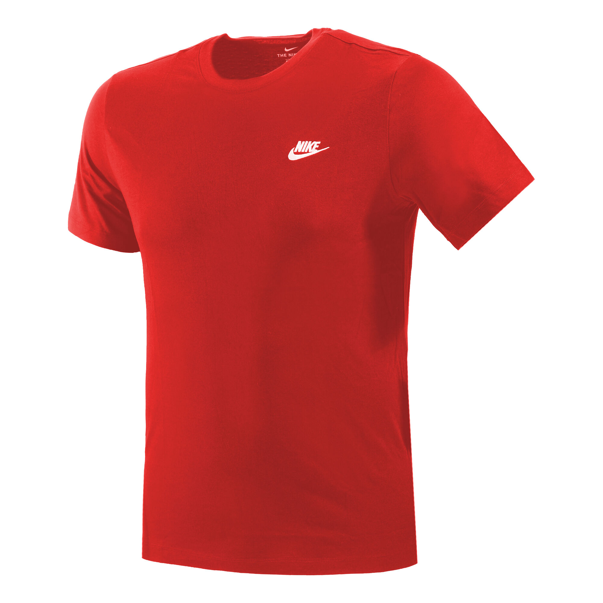 buy Nike Sportswear Club T-Shirt Men - Orange, White online | Tennis-Point