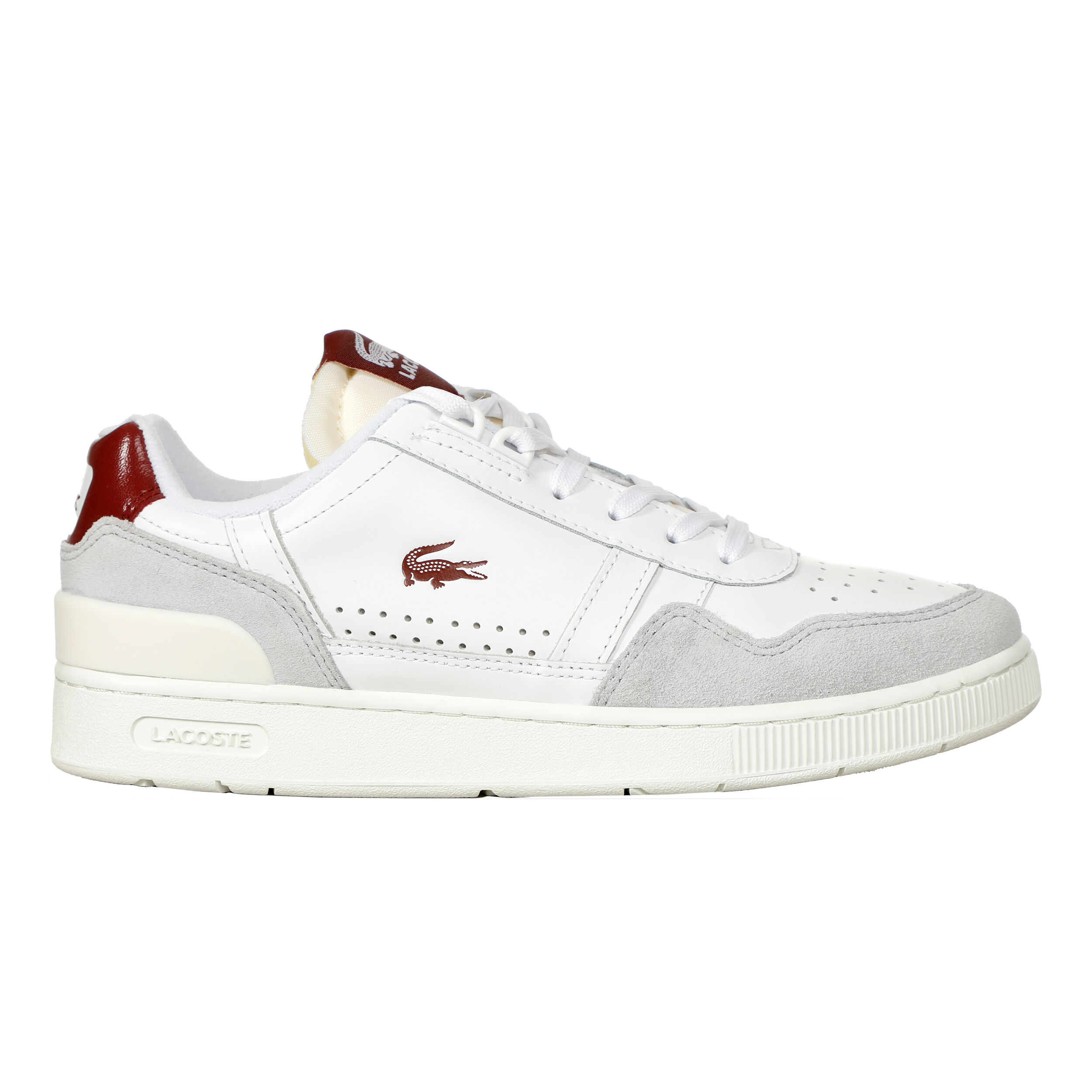 T Clip Sneakers Women White Red
