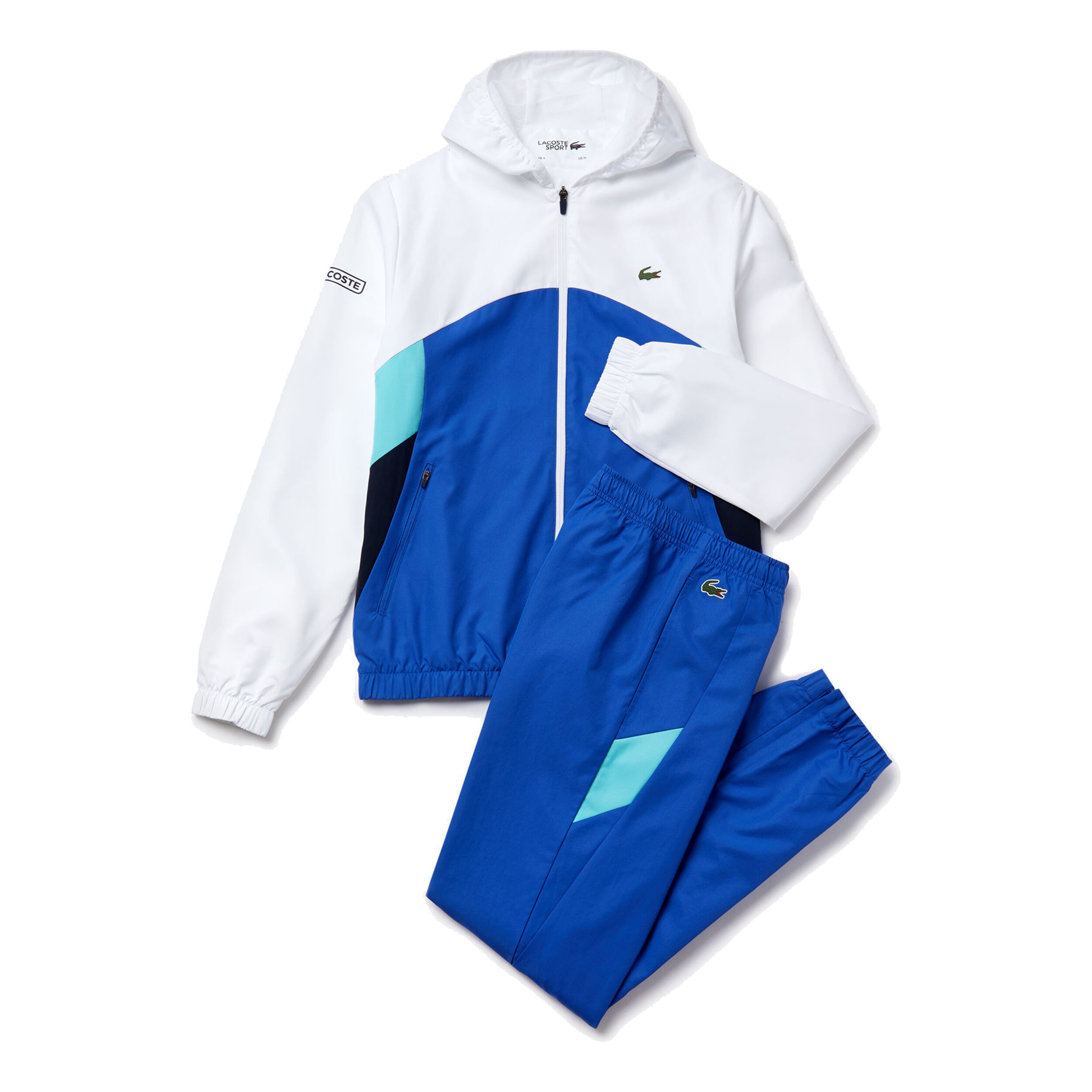 Tracksuit Men White Blue
