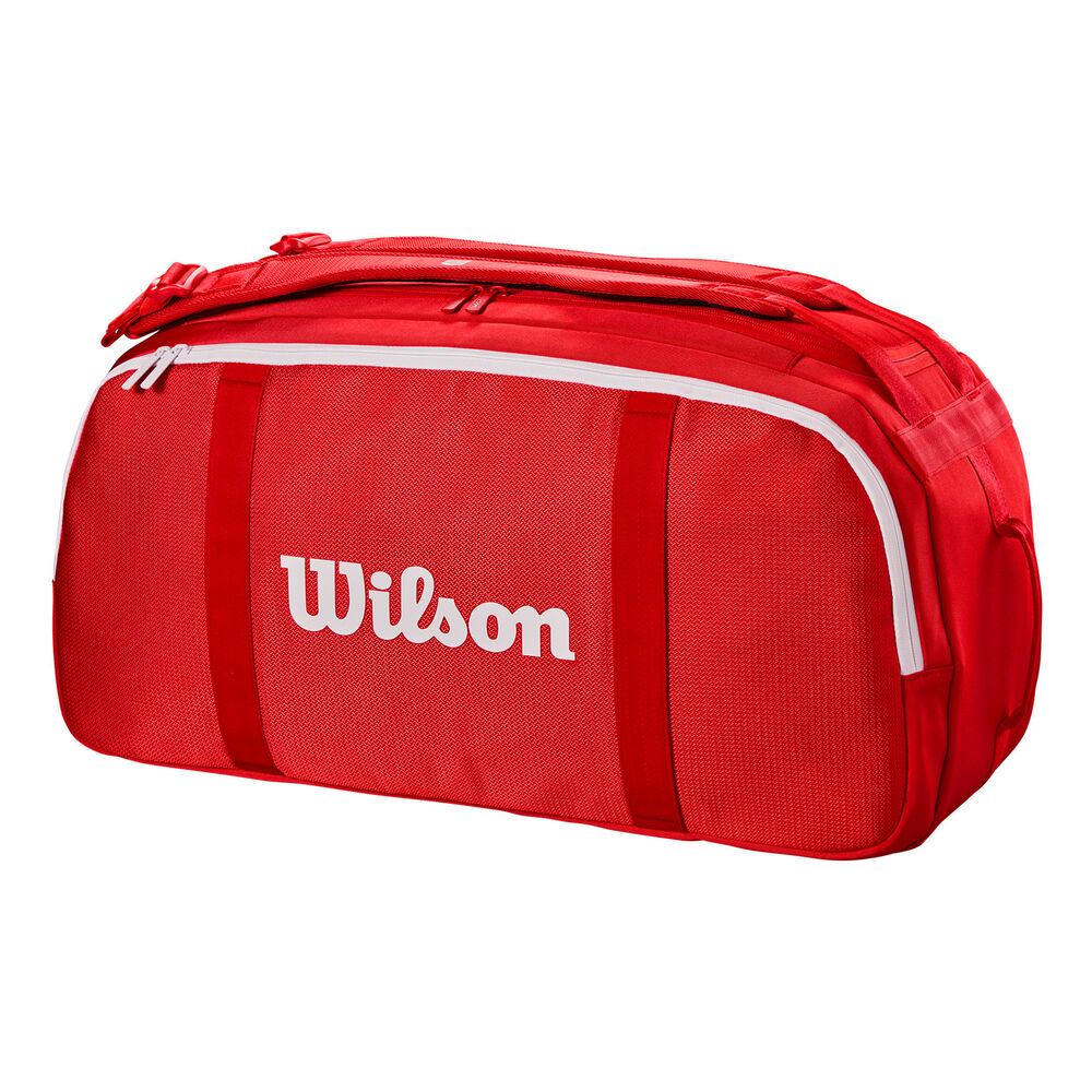 Wilson Super Tour Red Coaches Duffle Racket Bag red