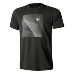Quiet Please Clothing Quiet Please Square Lines T-Shirt Men - anthracite, 