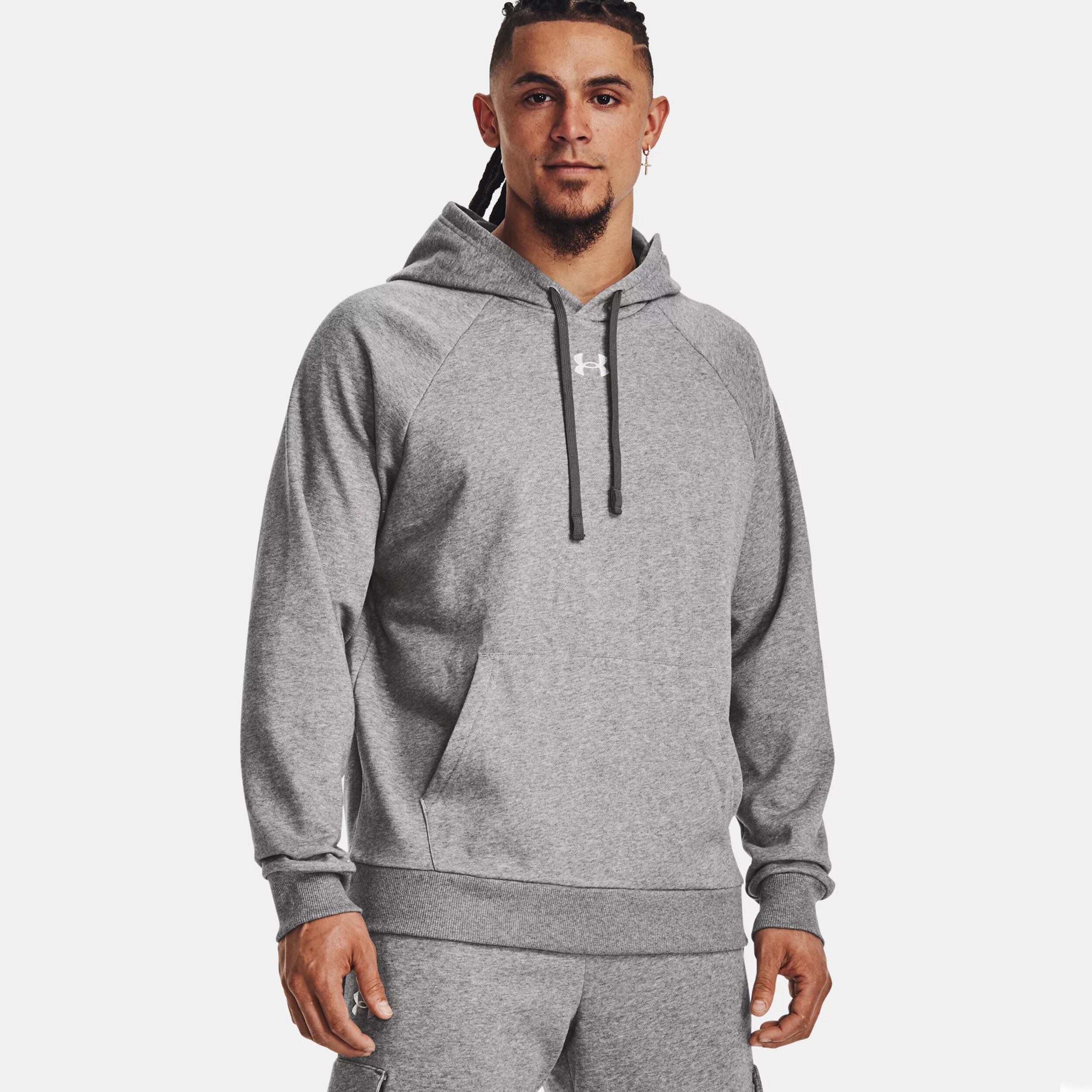 Under armour cheap grey pullover