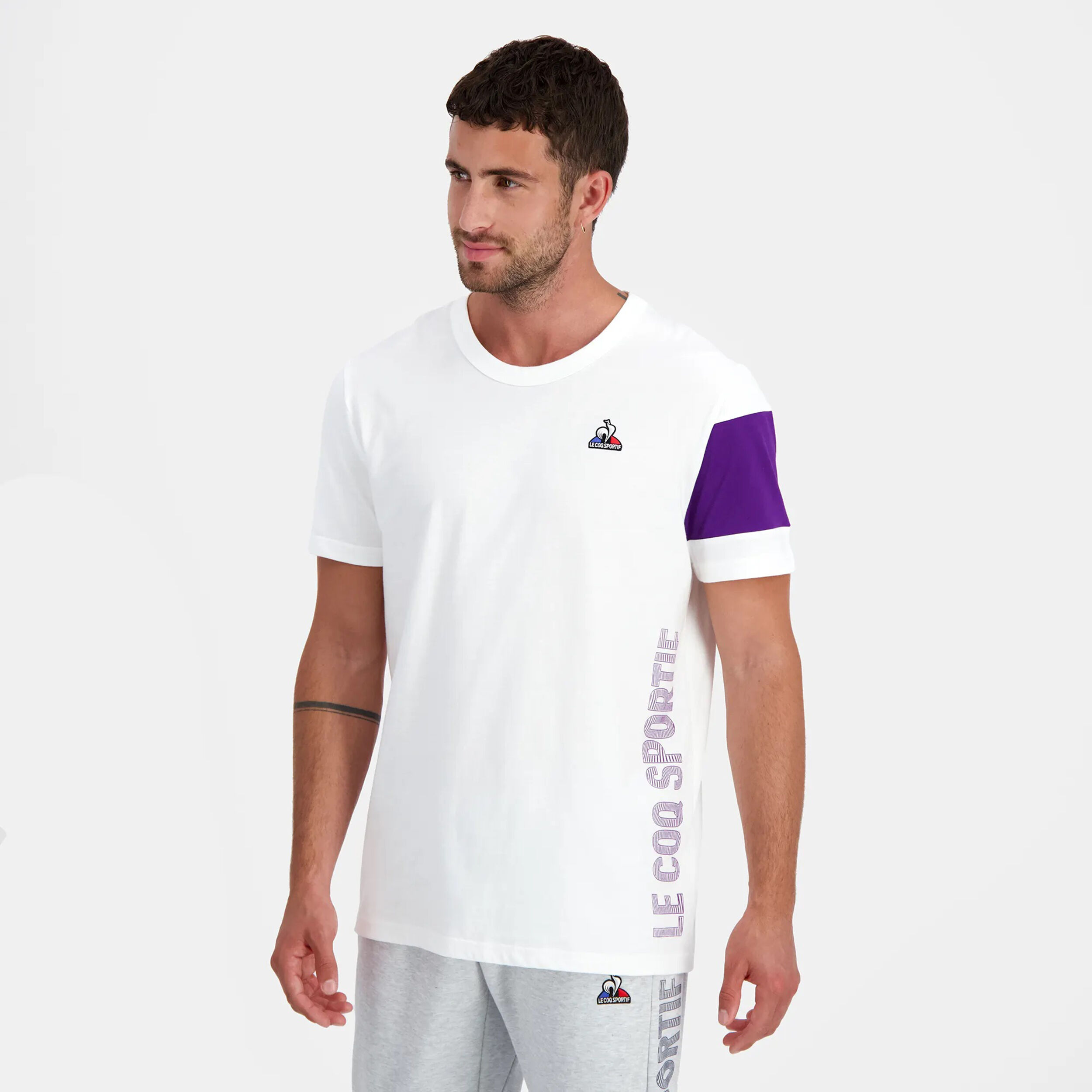T shirt coq sportif blanc hot sale