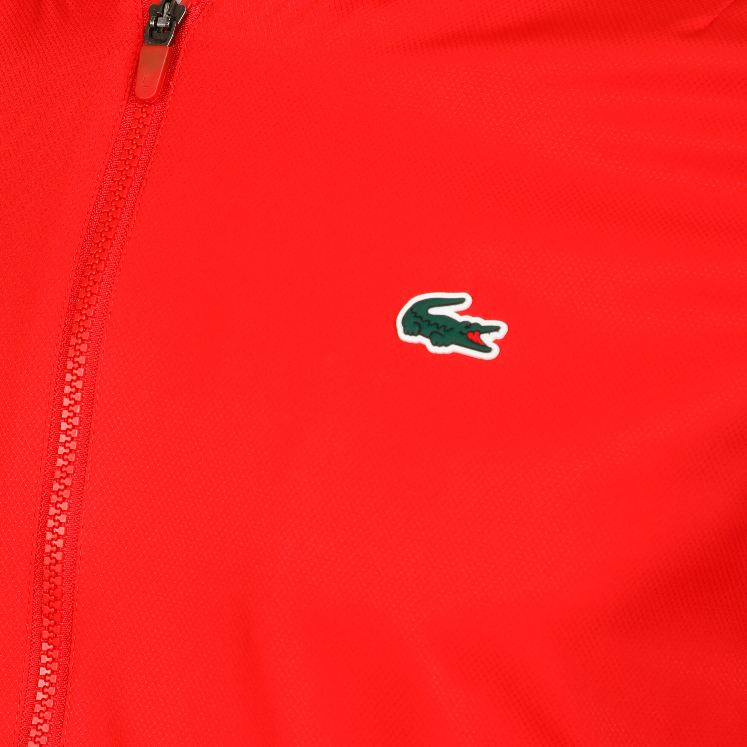 Red lacoste sales jogging suit