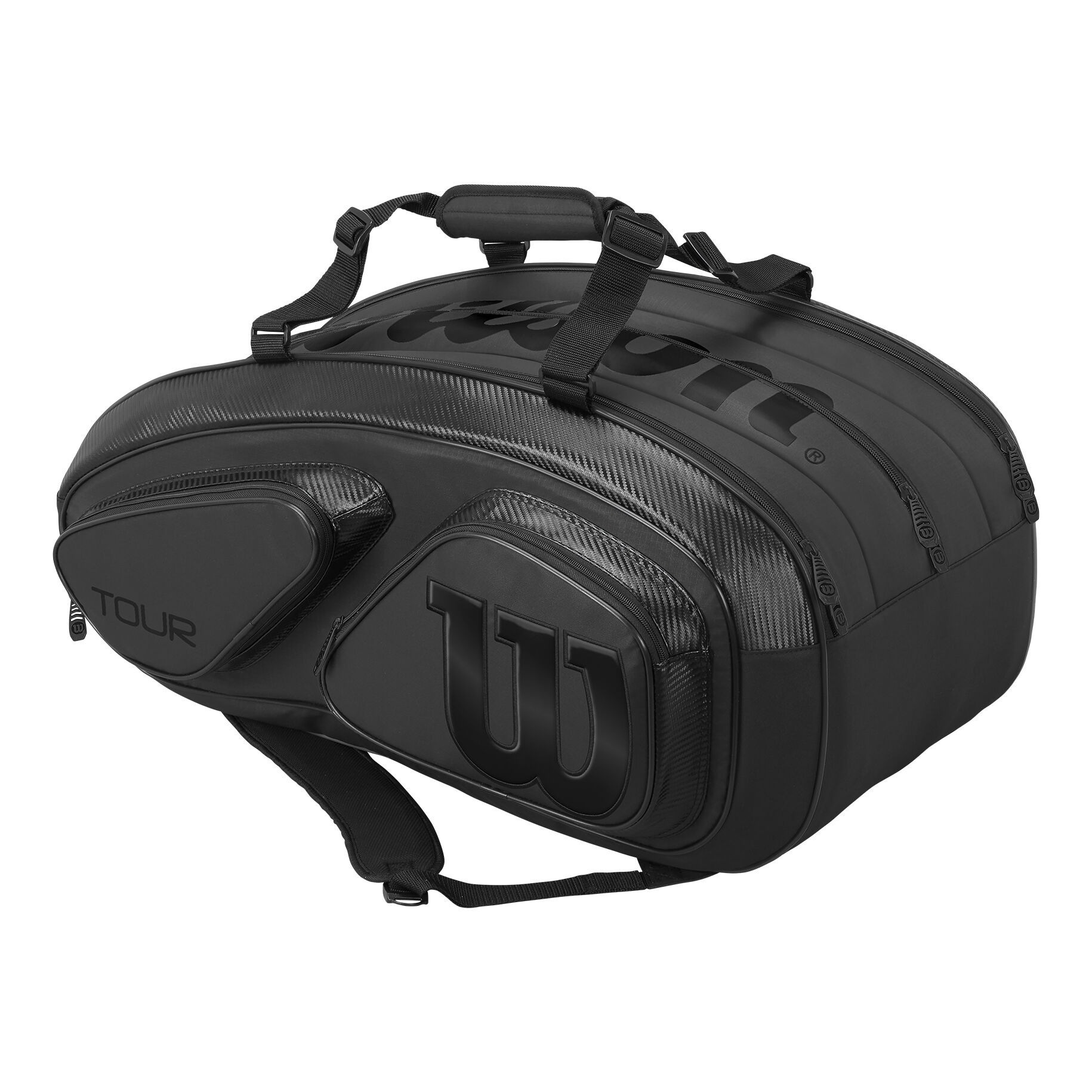 Wilson tour v 15 pack tennis bag black 2025
