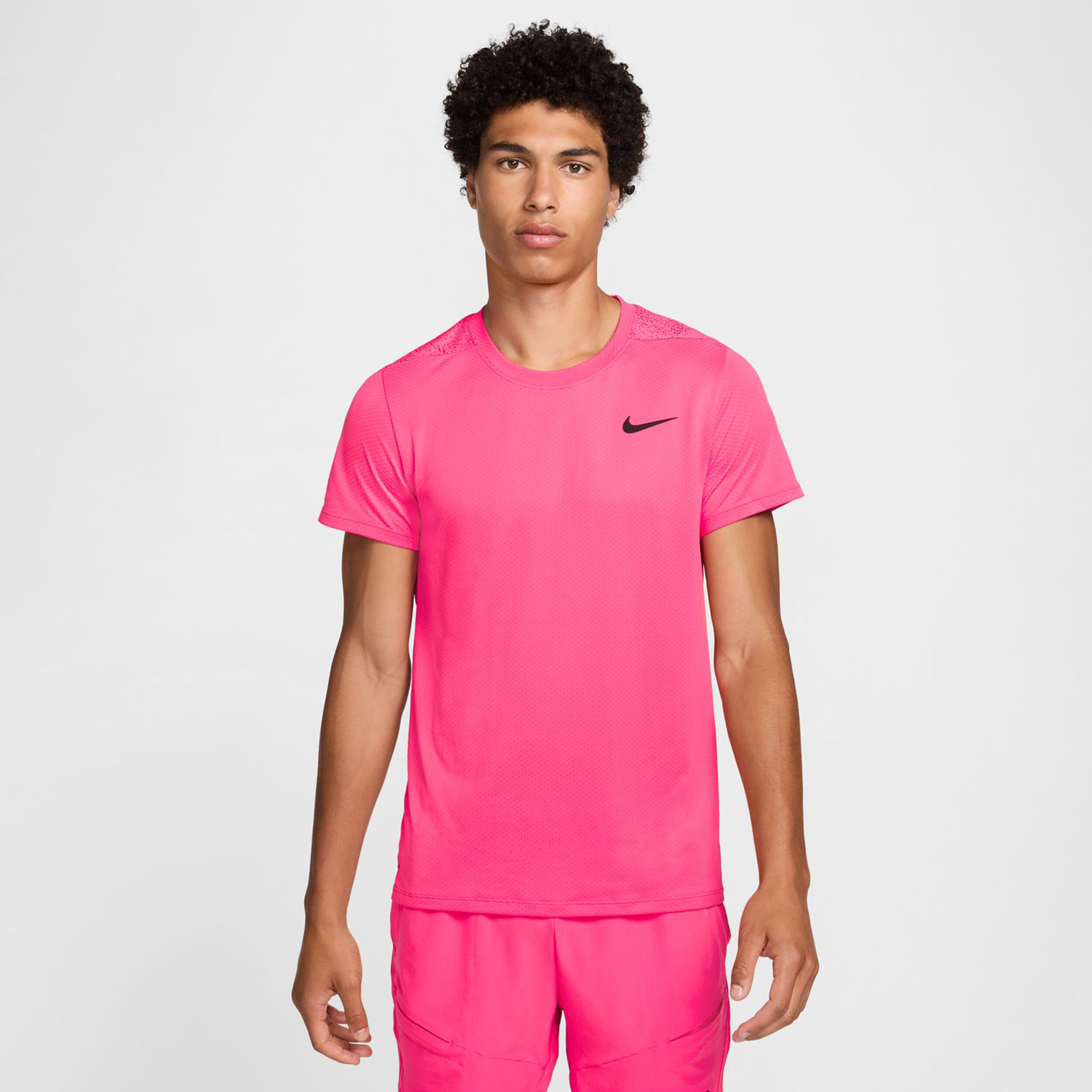 Buy Nike Dri Fit Slam NY T Shirt Men Neon Pink online Tennis Point UK