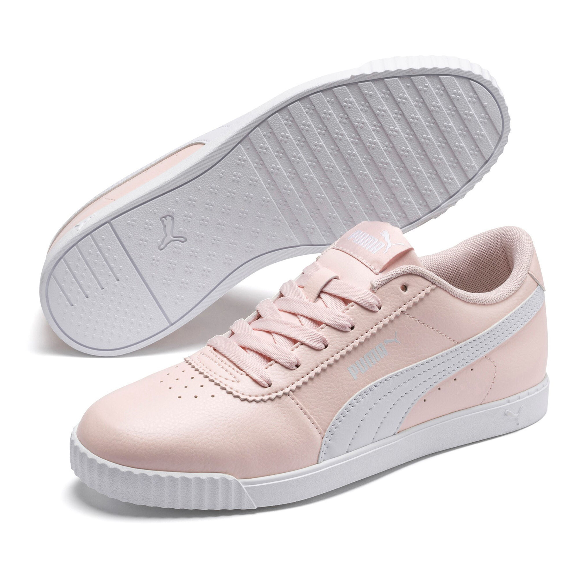 puma carina white pink