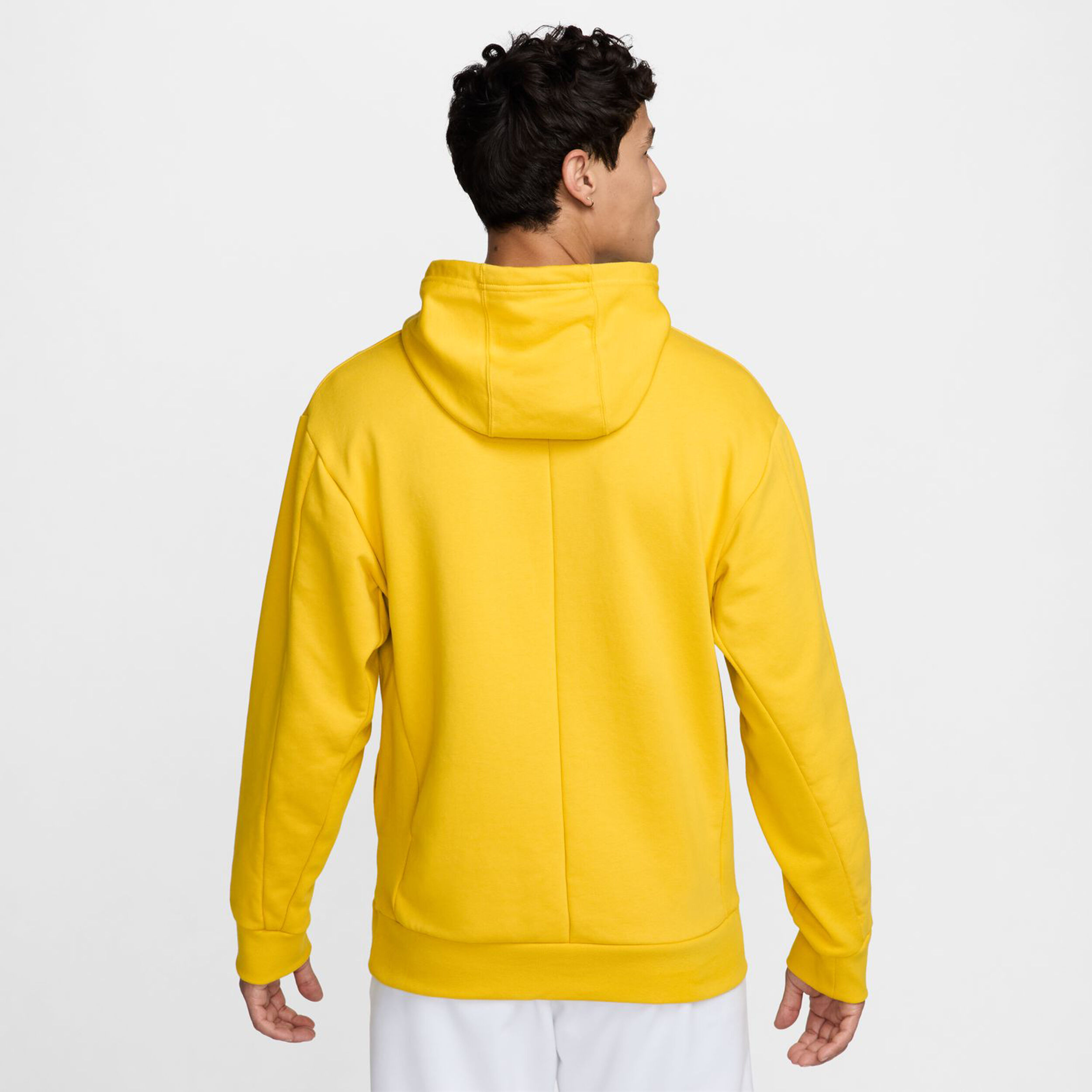 Buy Nike Dri Fit Court Heritage Fleece Hoody Men Yellow online Tennis Point UK