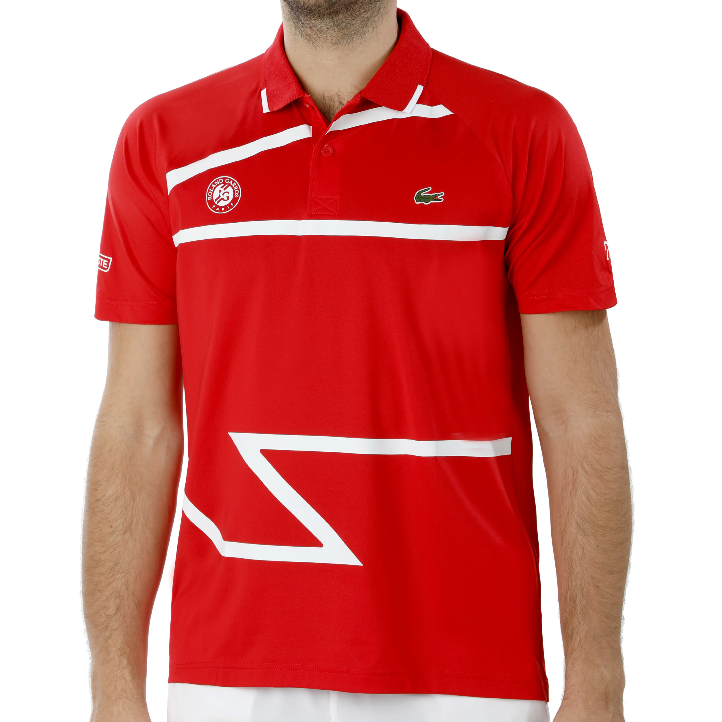 Novak Djokovic Polo Men Red White