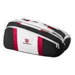 Wilson Wilson Pro Staff Courage Collection Racket Bag 9 Pack-Black,White