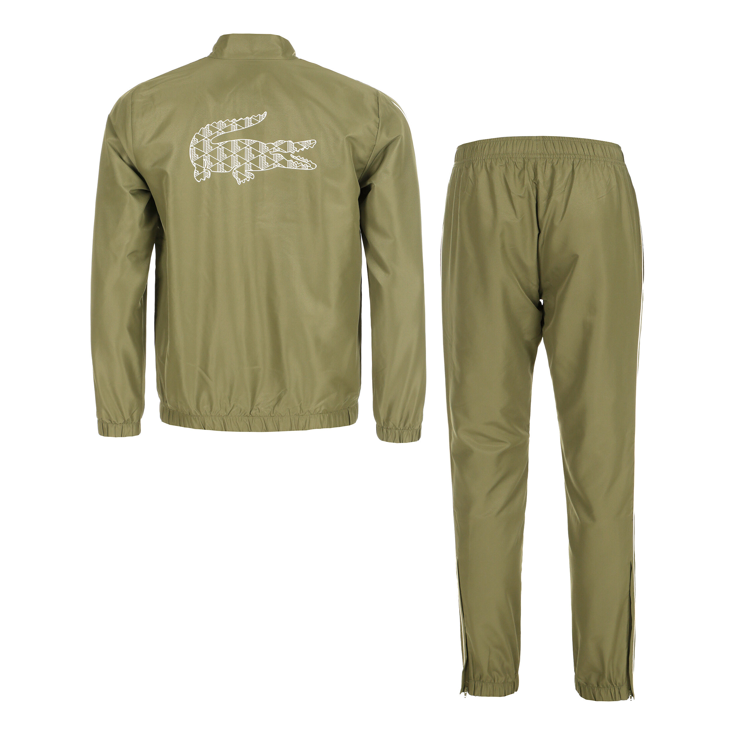 Khaki lacoste tracksuit online