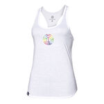 BIDI BADU Clothing BIDI BADU Sanura Basic Tank Top Women-White,Multicoloured