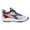 Speed Blushield Fly 4 + All Court Shoe Men-White,Petrol