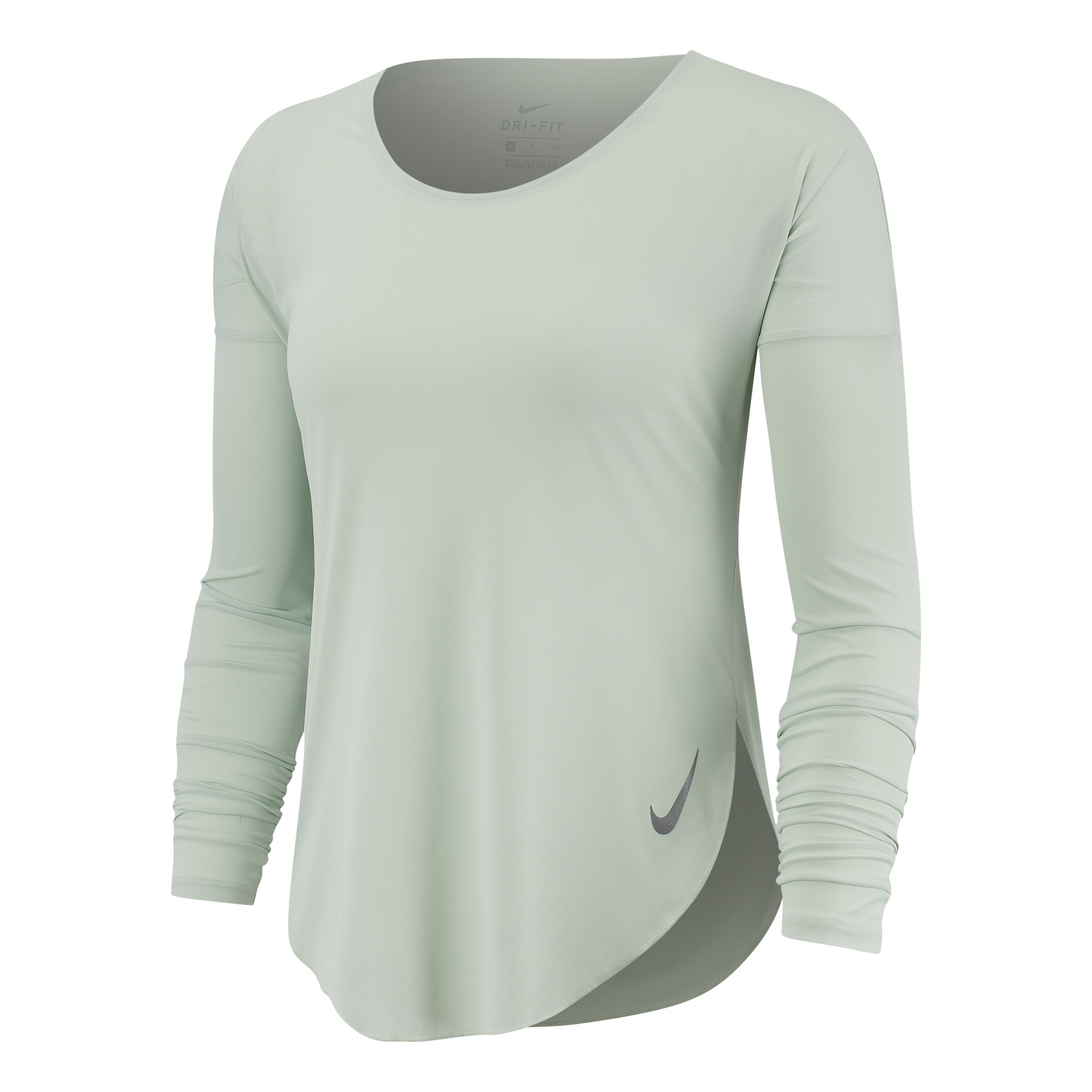 Buy Nike City Sleek Top Long Sleeve Women Light Green Silver online Tennis Point UK