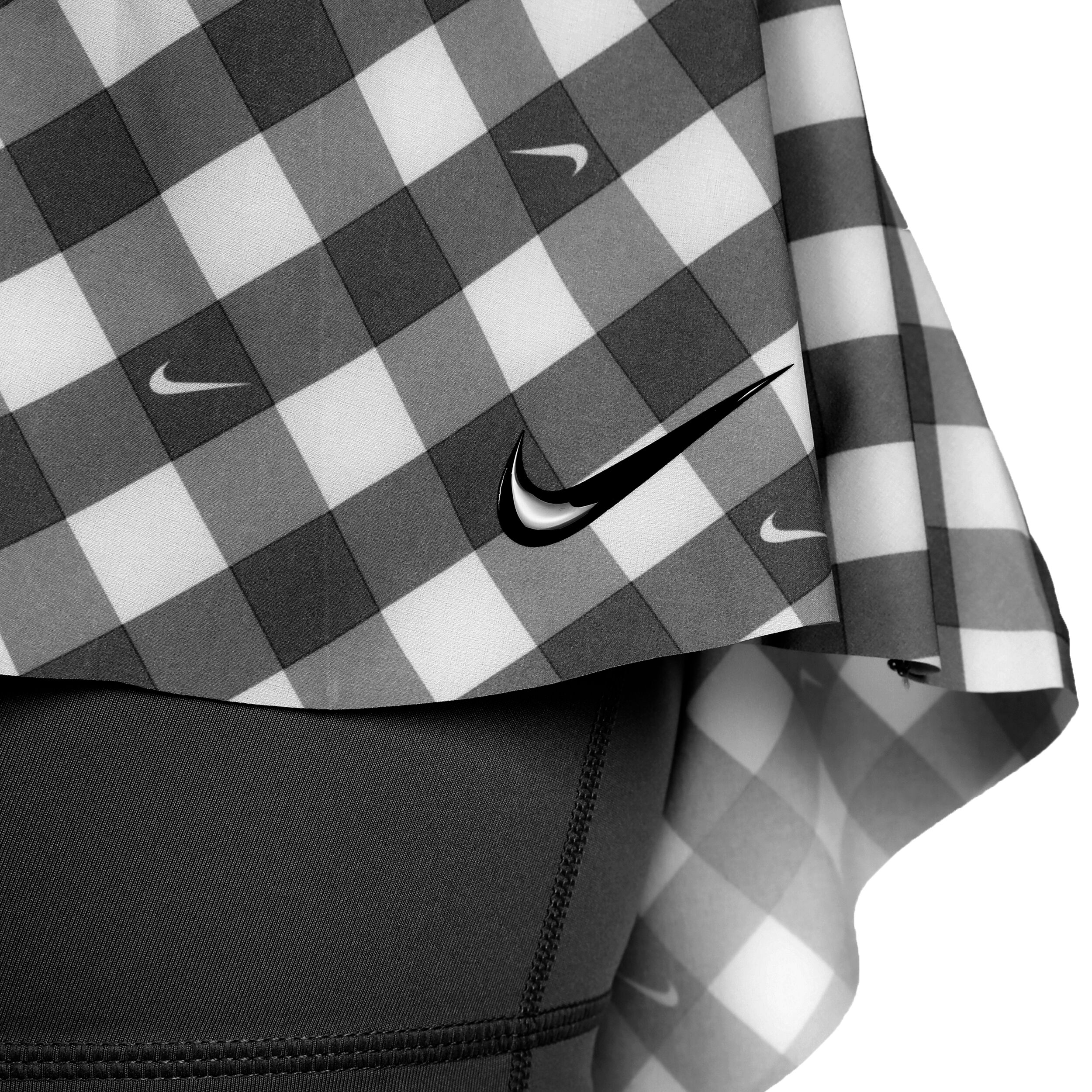 Black and white checkered skirt nike outlet