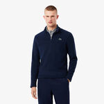 Lacoste Clothing Lacoste Polar Quarter Zip Training jacket Men - dark blue, 
