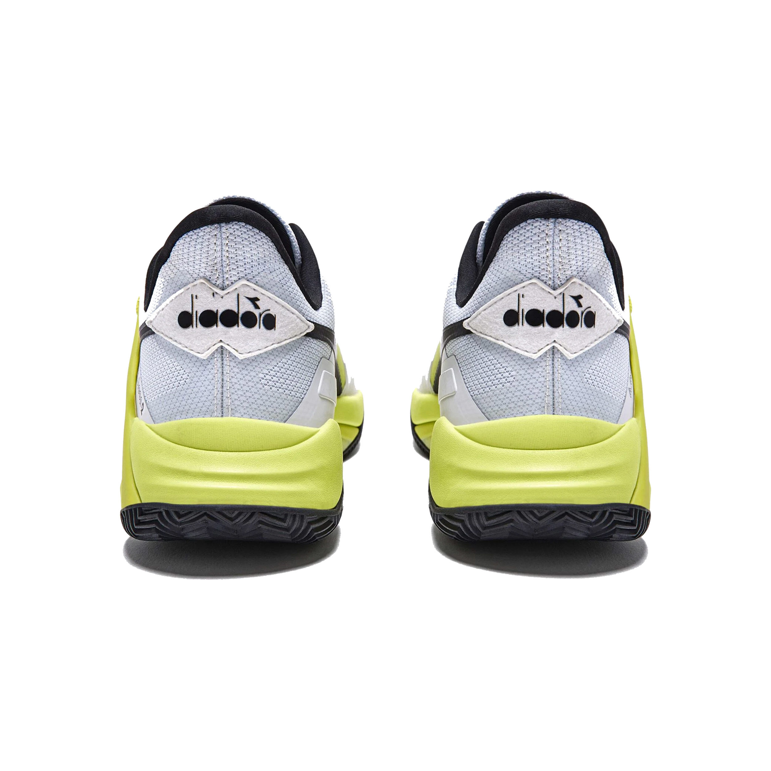 B.Icon 2 Clay Court Shoe Men White Neon Yellow