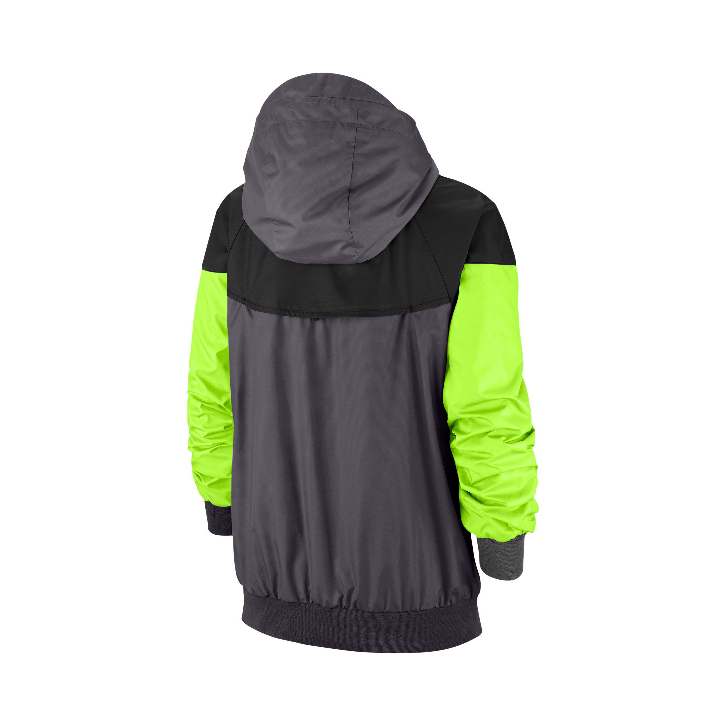 Black and neon green nike jacket deals