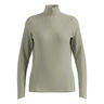 Essential Ceramiwarm 1/2 Zip Running Shirt Women-Olive