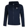 Crew Hood Training Jacket Men-Dark Blue