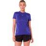 Road Seamless Running shirt Women-blue, violet