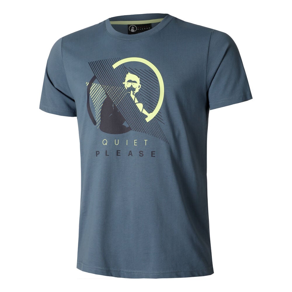 Quiet Please Portal T-Shirt Men blue