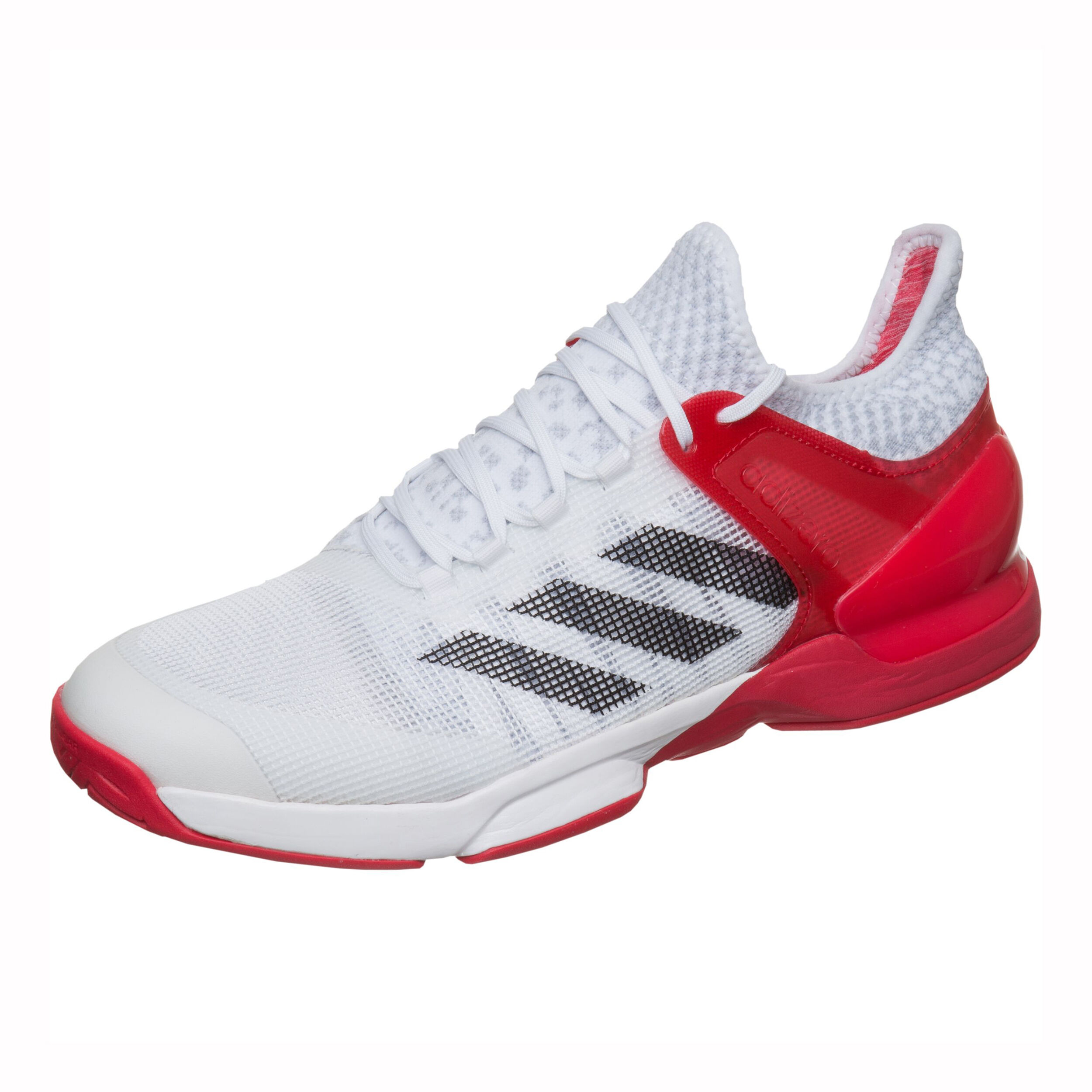 Men's adizero ubersonic 2 tennis best sale shoes white and active red