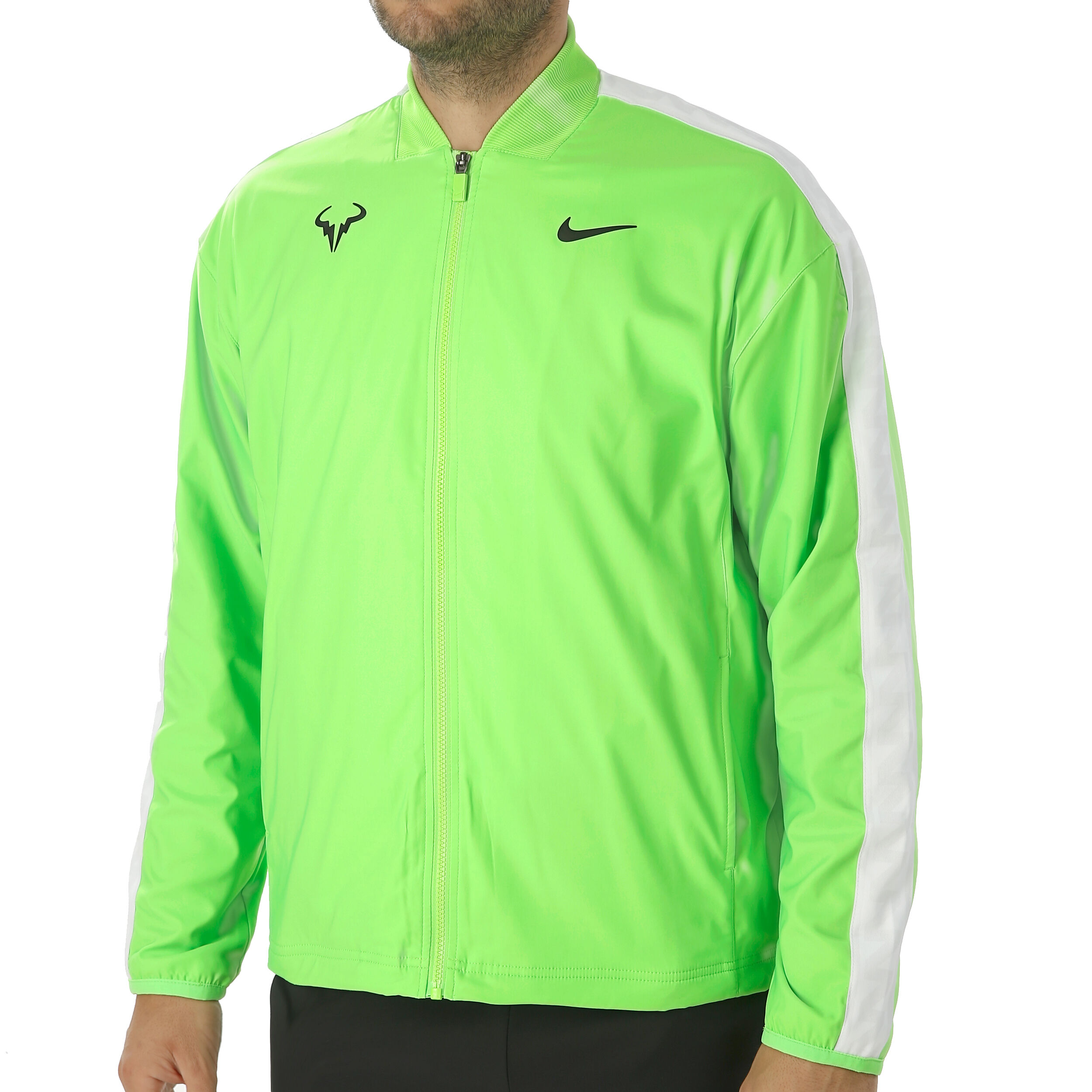Rafael Nadal Training Jacket Men Light Green Black