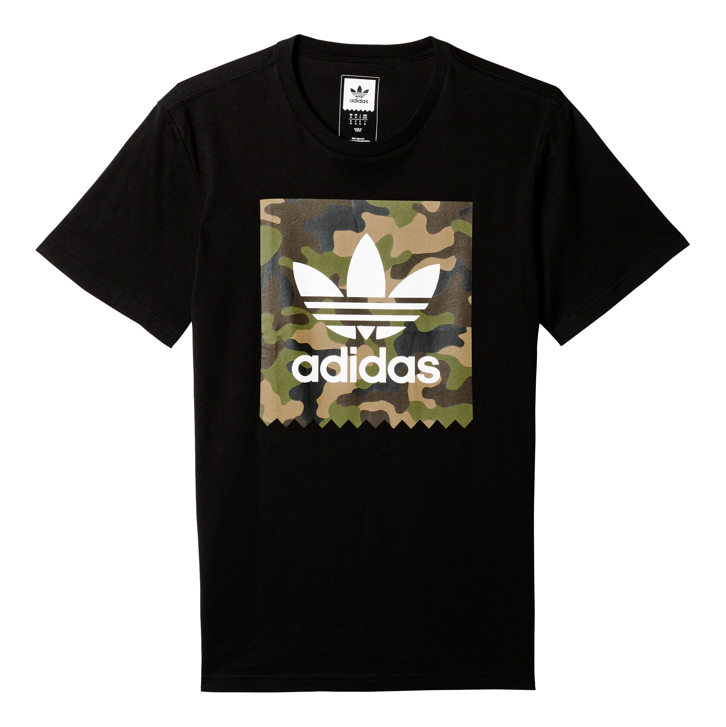 Camo Blackbird T Shirt Men Black Brown
