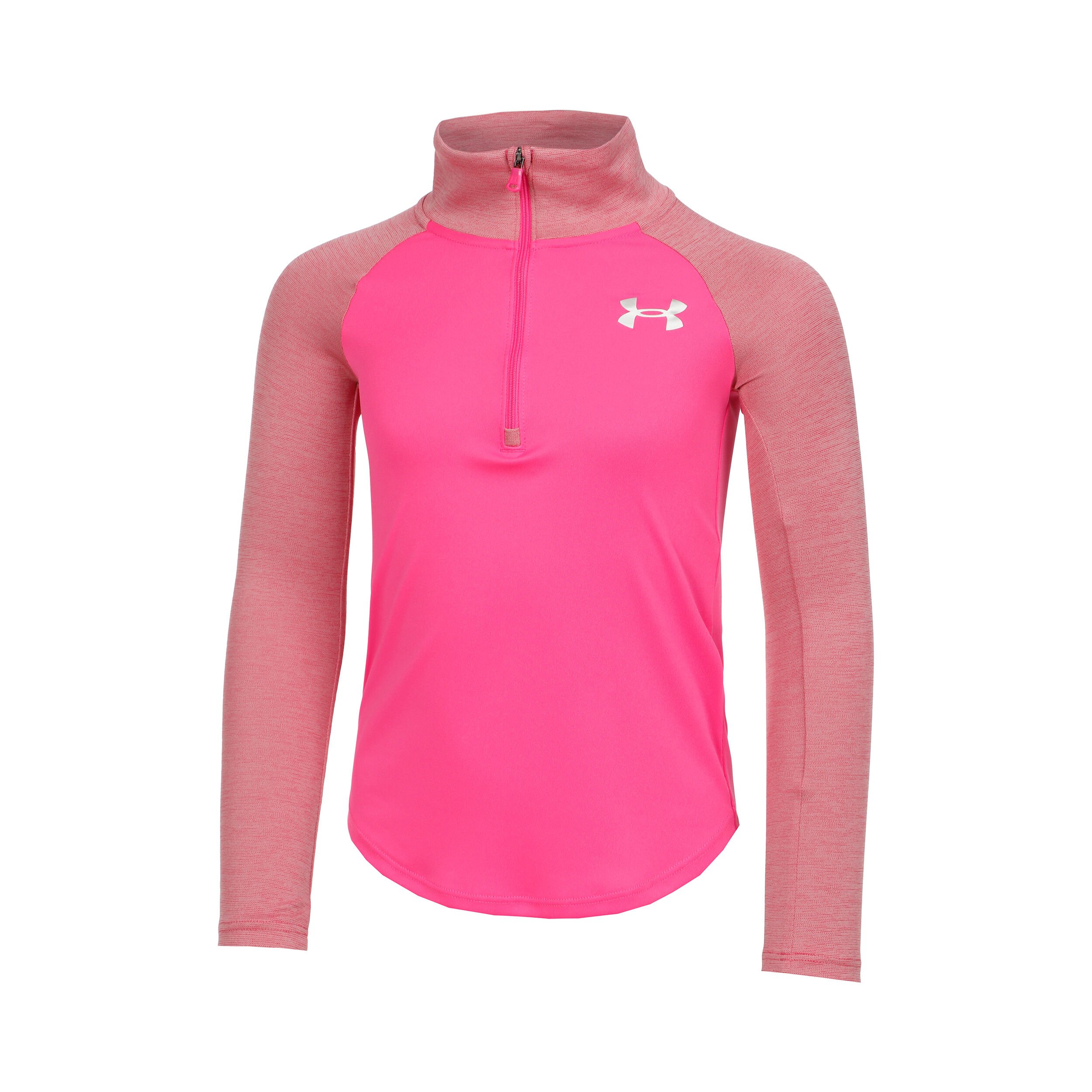Pink long hotsell sleeve under armour