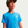 Embroided Futura  T-Shirt Kids-blue