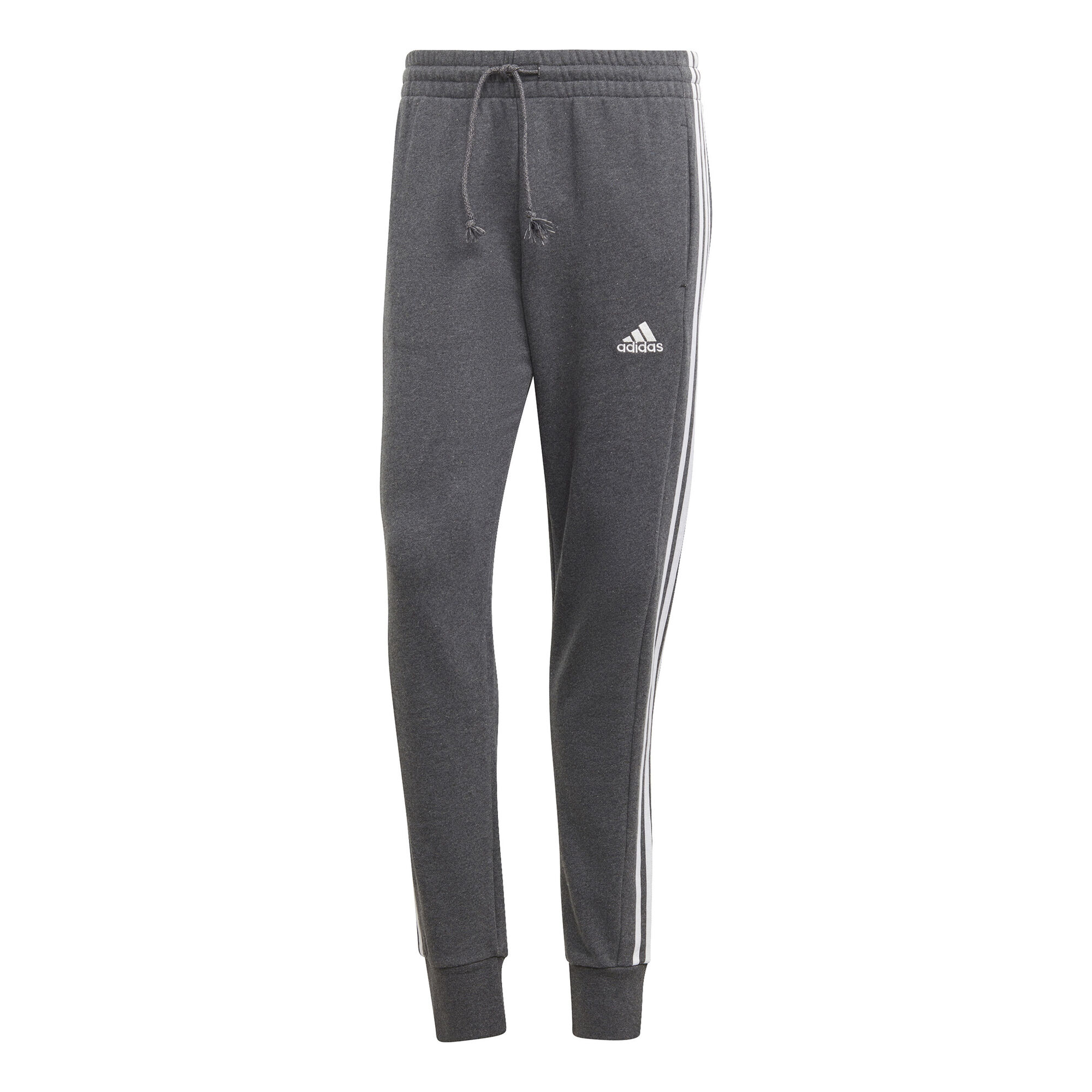 adidas Essentials Fleece 3-Stripes Tapered Cuff Pants - Black | Men's  Lifestyle | adidas US