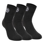 BIDI BADU Clothing BIDI BADU Anchor Ankle Move Tennis Socks 3 Pack-Black