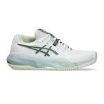 ASICS Tennis shoes ASICS Gel-Resolution X Clay Court Shoe Women-White,Blue-gray