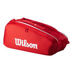Wilson Wilson Tour Super Tour Racket Bag 9 Pack-Red