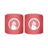 Short Wristband 2 Pack-Coral,White