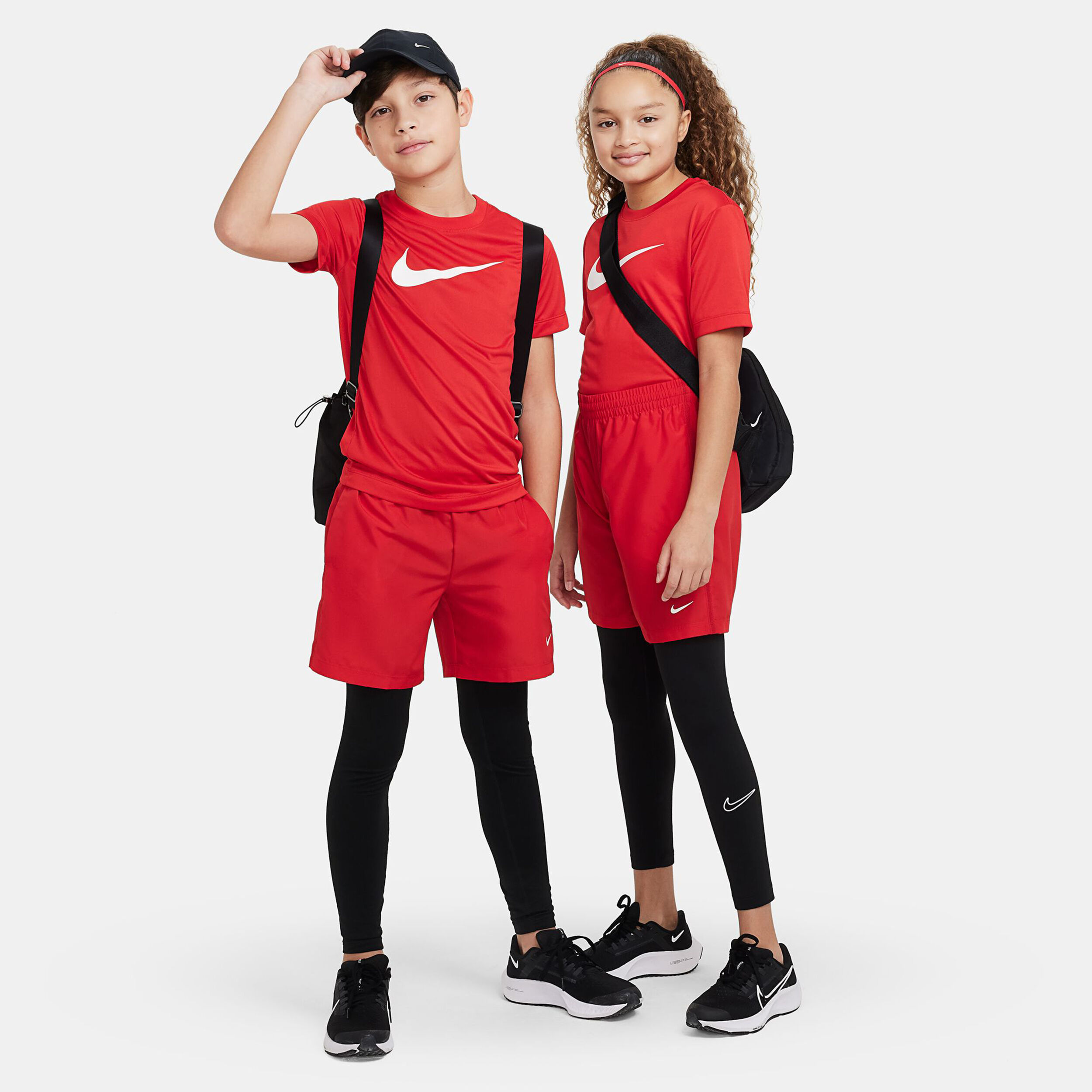 Boys red nike shorts clearance