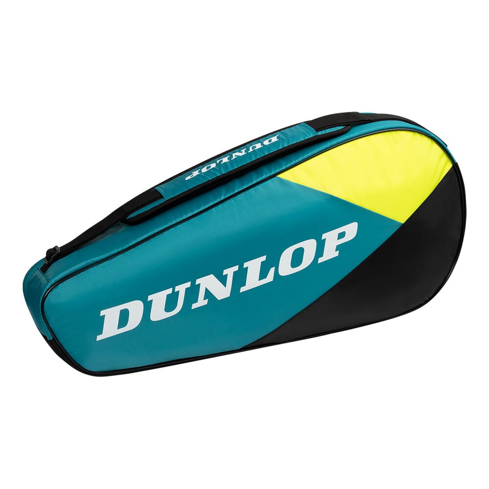Dunlop SX Club Racket Bag 3 Pack-Black,Turquoise black