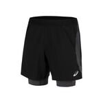 ASICS Clothing ASICS Road 2in1 7in Running Shorts Men-Black