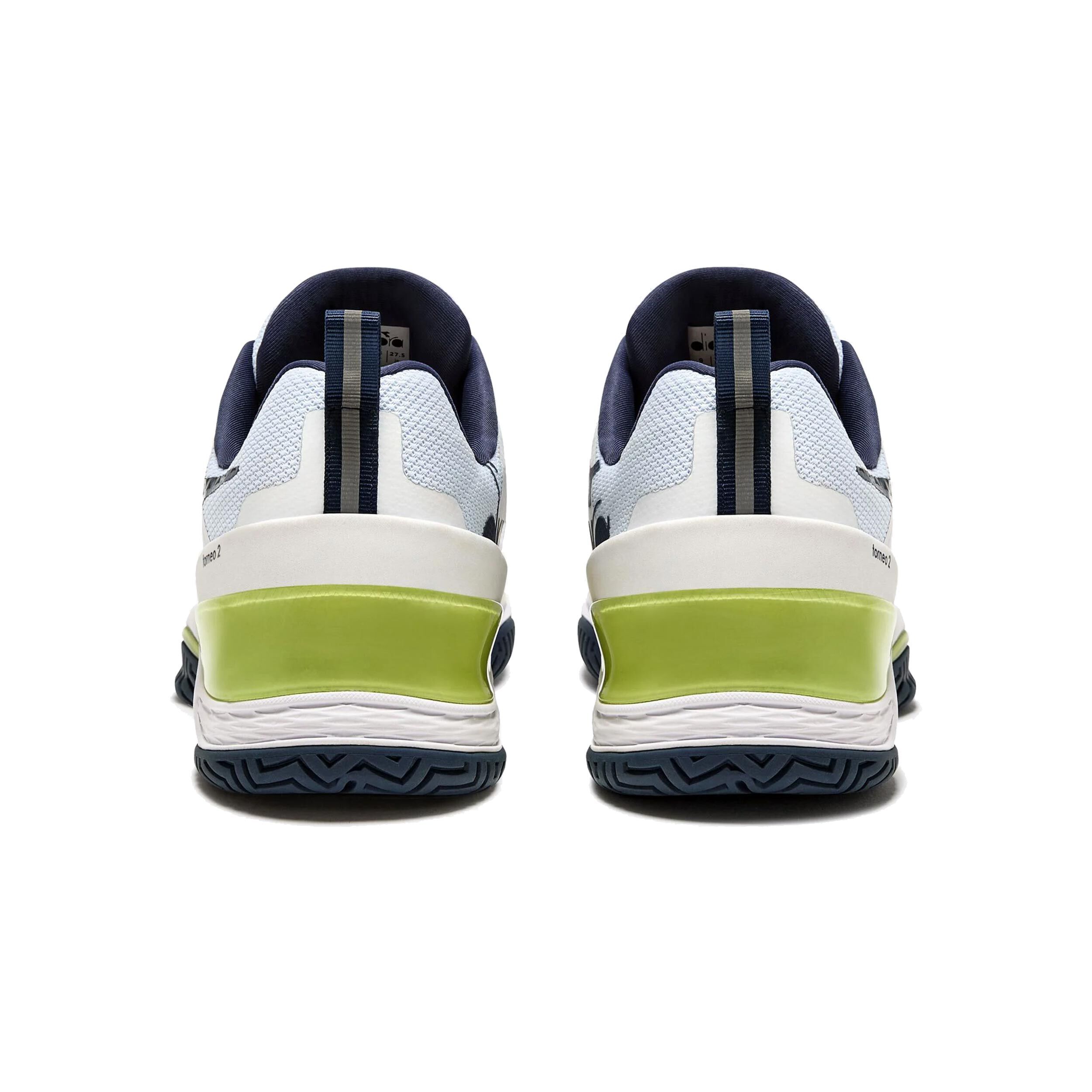 Diadora Blushield Torneo 2 All Court Shoe Men White, Lime