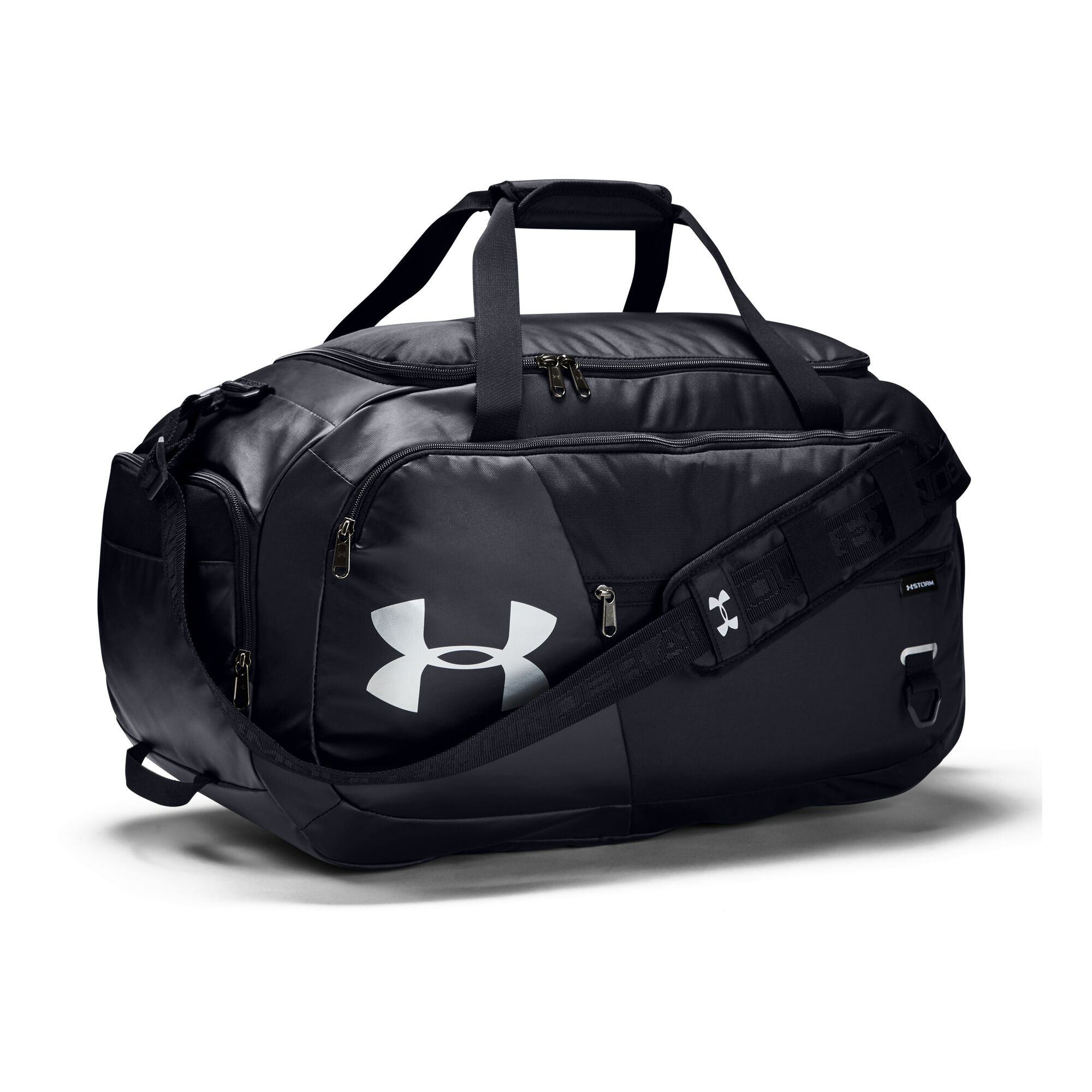 buy Under Armour Undeniable 4.0 Medium Sports Bag - Black, Silver ...