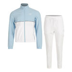 Sergio Tacchini Clothing Sergio Tacchini Deriva Tracksuit Men-White,Light Blue