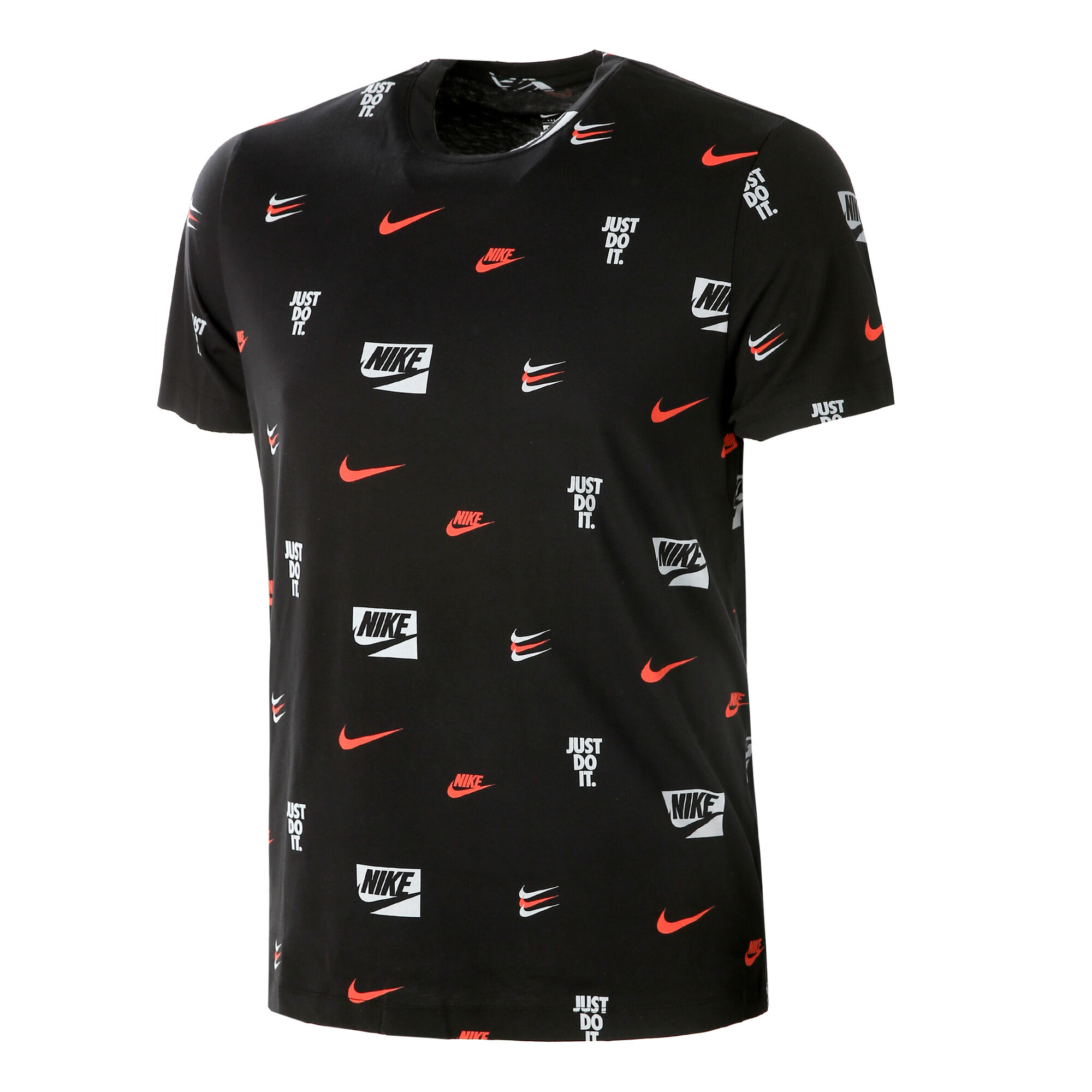 buy Nike Sportswear Core All Over Print TShirt Men Black, White