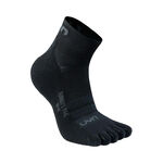 UYN Clothing UYN Runner'S Five Low Cut Running Socks Women-Black